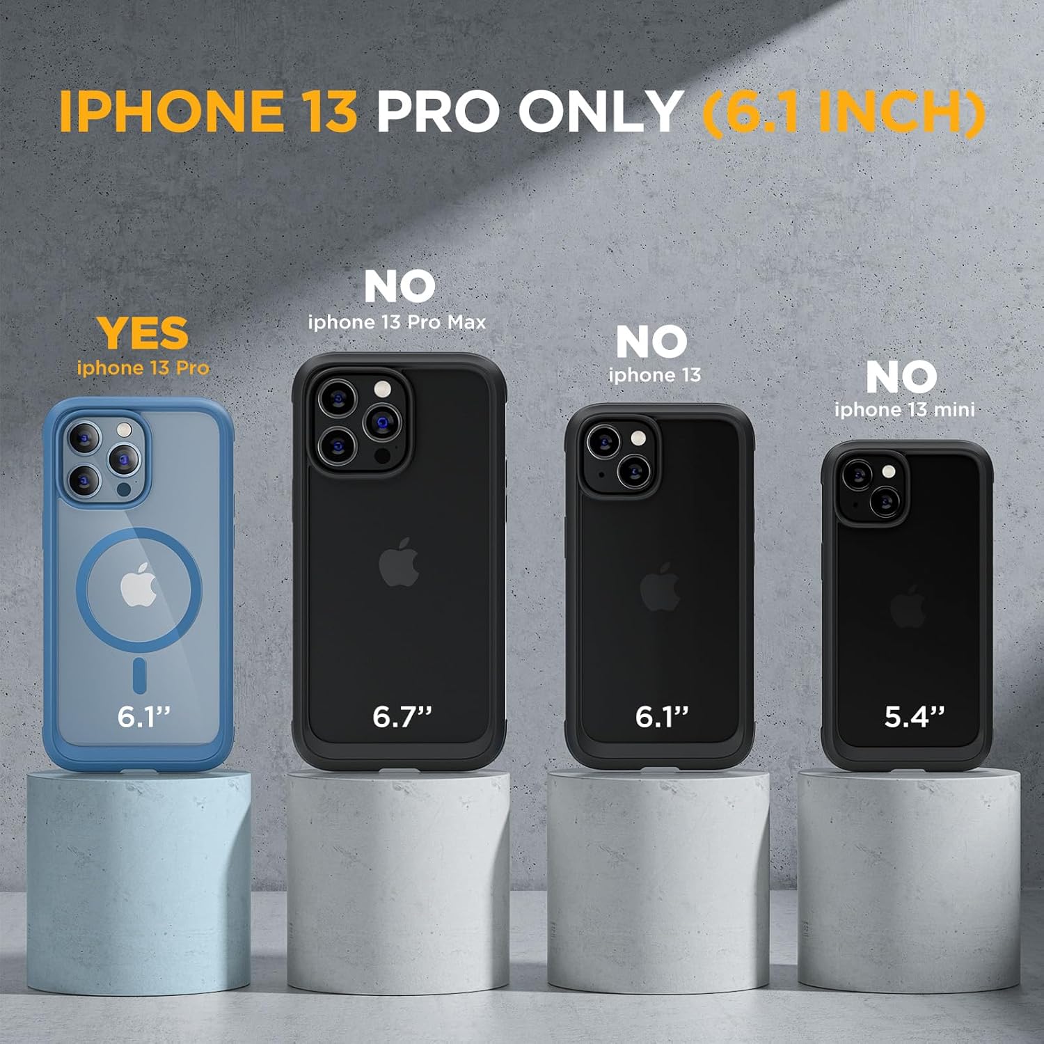 Miracase 磁性适用于 iPhone 16 Pro 手机壳全身手机,内置玻璃屏幕保护膜,[兼容 MagSafe] 军用防摔 16 Pro 保护套保险杠 6.3 英寸,黑色