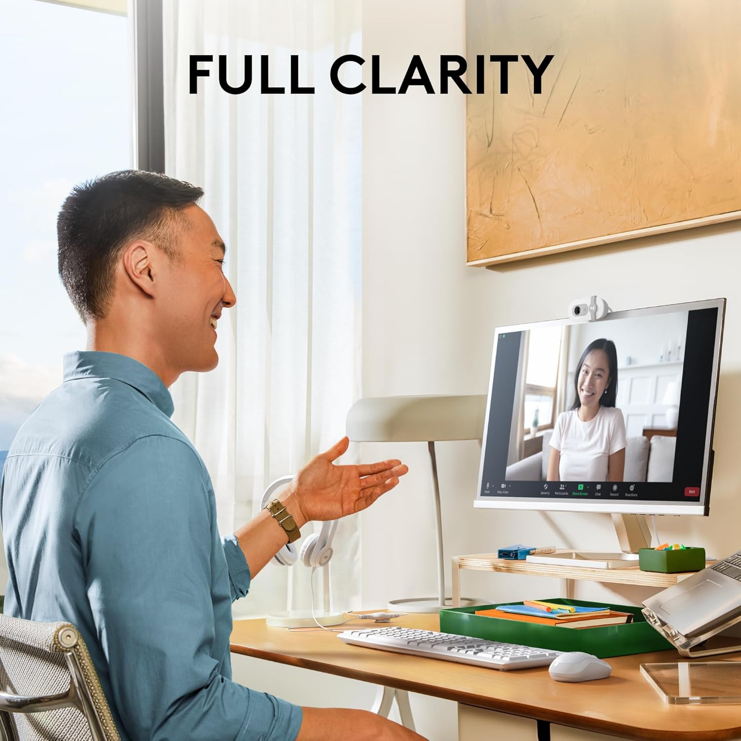 Logitech Brio 101 Full HD 1080p Webcam for Meetings, Streaming, Desktop, Laptop, PC - Built-in Mic, Shutter, Works with Zoom, Microsoft Teams, Nintendo Switch 2’s New GameChat Mode, USB-A,-Black