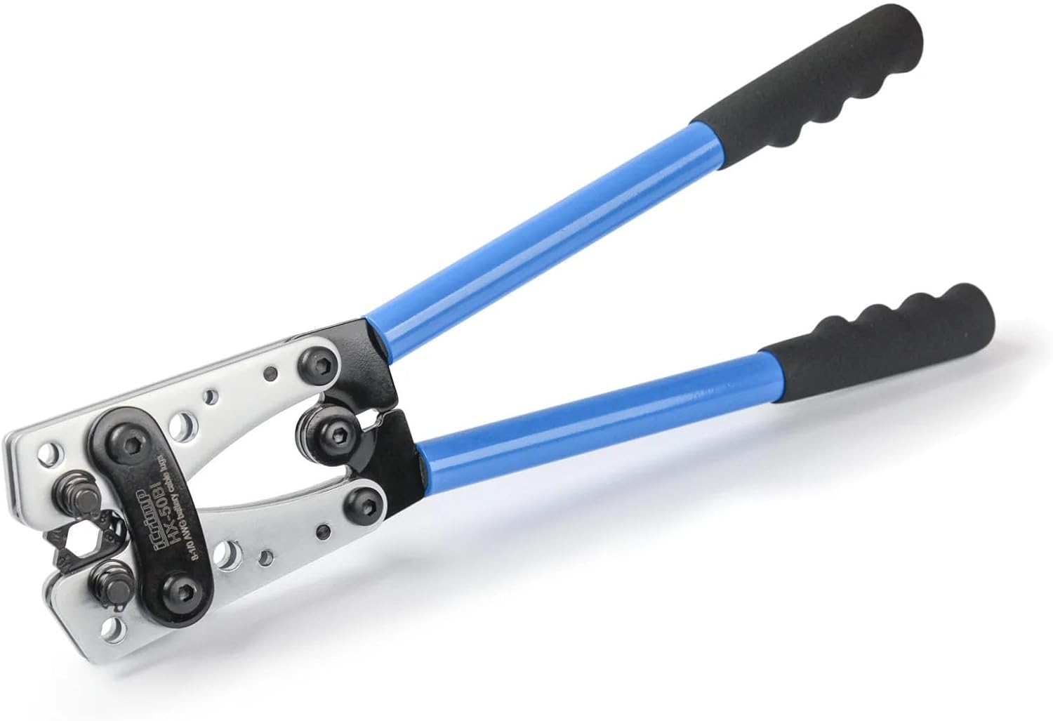iCrimp Cable Lug Crimping Tool for Heavy Duty Wire Lugs. Battery Terminal. Copper Lugs AWG 8-1/0