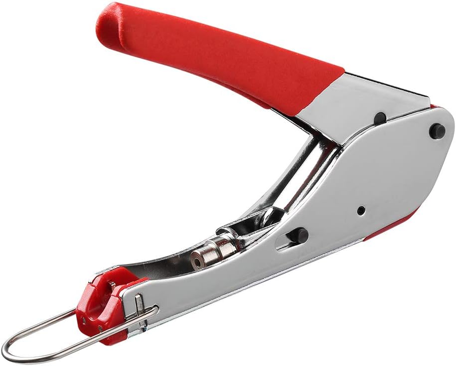 Coax Cable Crimper Kit Coaxial Cable Rg6 Compression Tool Kit with 20PCS F RG6 Connectors. Wire Coax Cable Stripper Tool