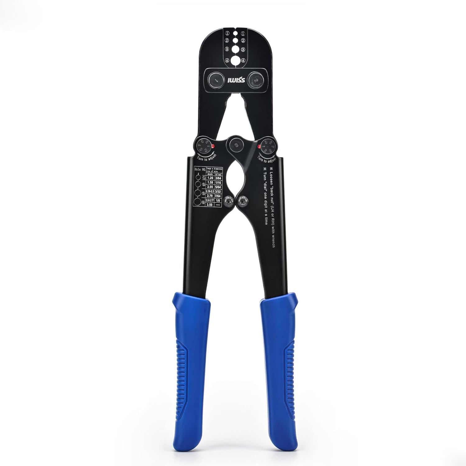 iCrimp Wire Rope Crimping Tool for Aluminum Oval Sleeves. Double Sleeves. Crimping Loop sleeve from 3/64-inch to 1/8-inch