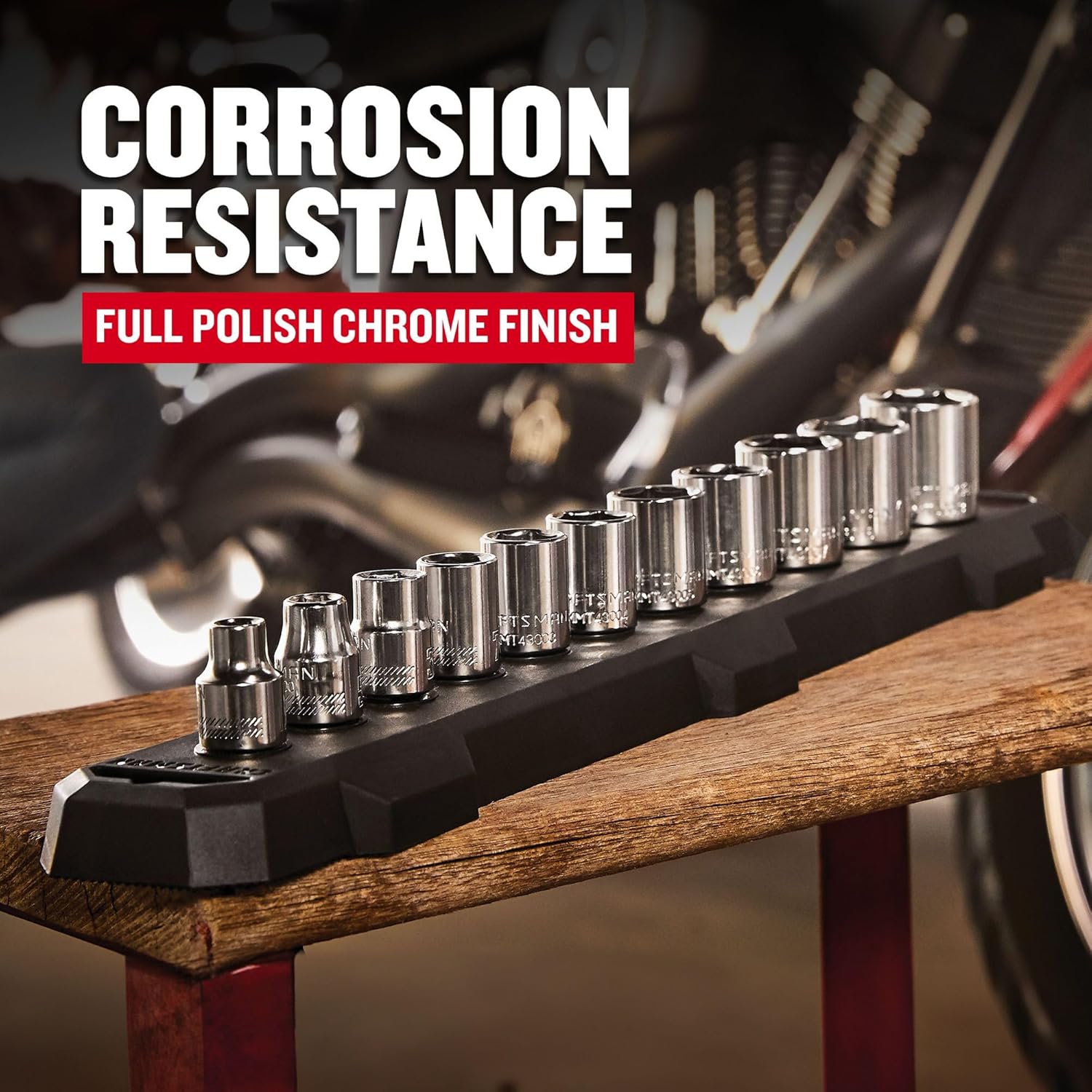 CRAFTSMAN Shallow Socket. Metric. 1/4-Inch Drive. 10mm. 6-Point (CMMT43508)