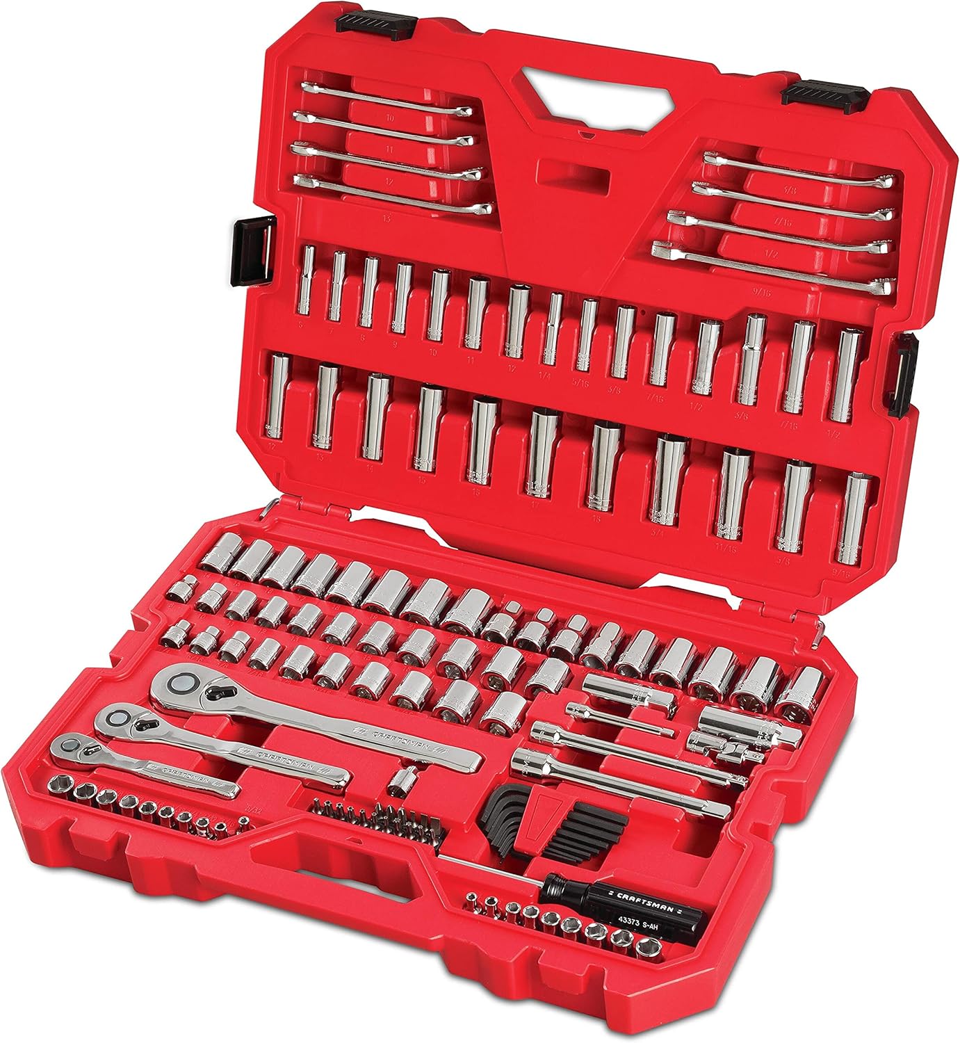 CRAFTSMAN Mechanics Tool Set. 1/4. 1/2 and 3/8 Inch Drive. 135 Piece (CMMT12124)