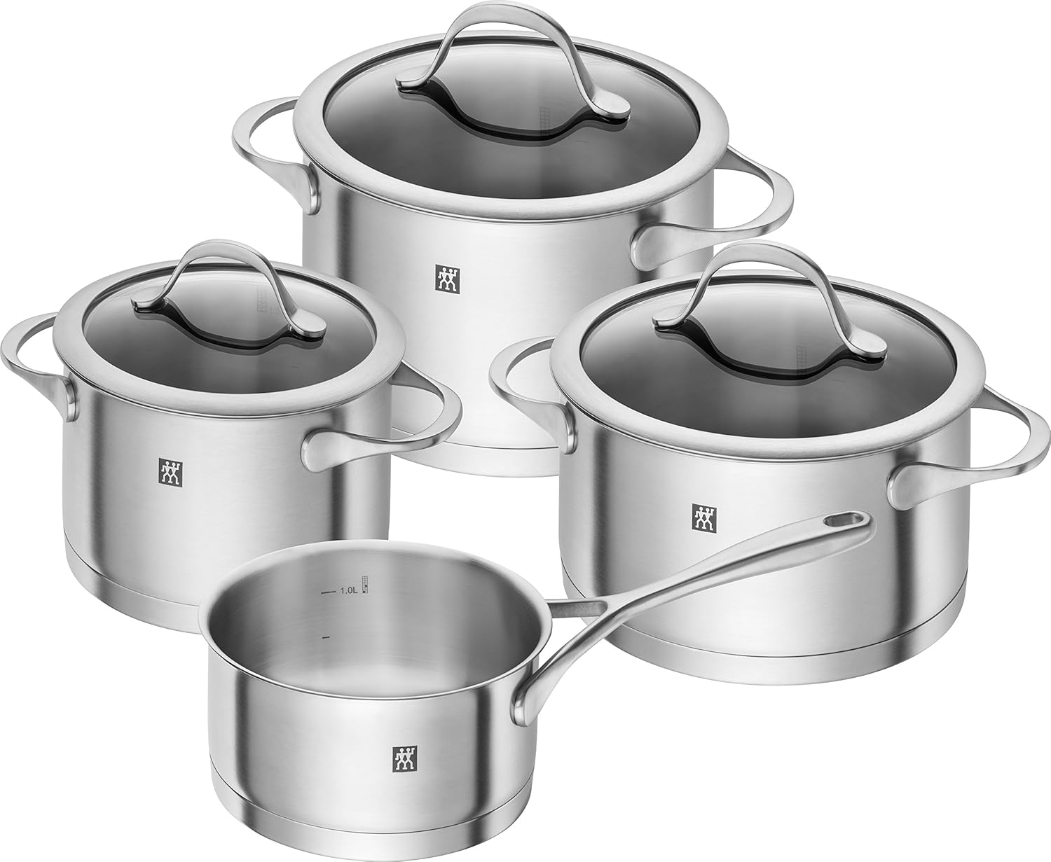 ZWILLING Cookware Set Essence. Silver. 4-Piece