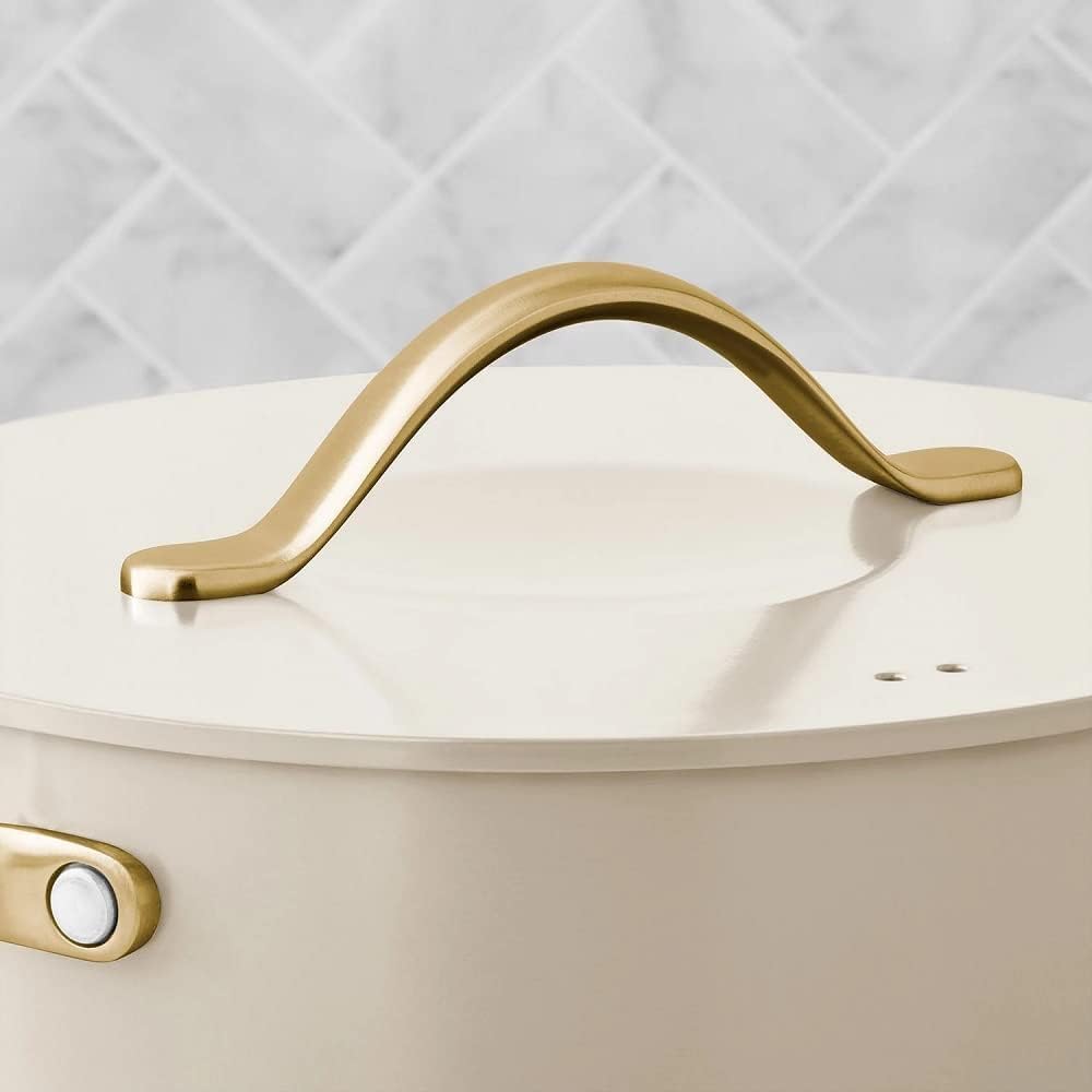 Generic Members Mark 11-Piece Modern Ceramic Cookware Set In Cream 2x3x6