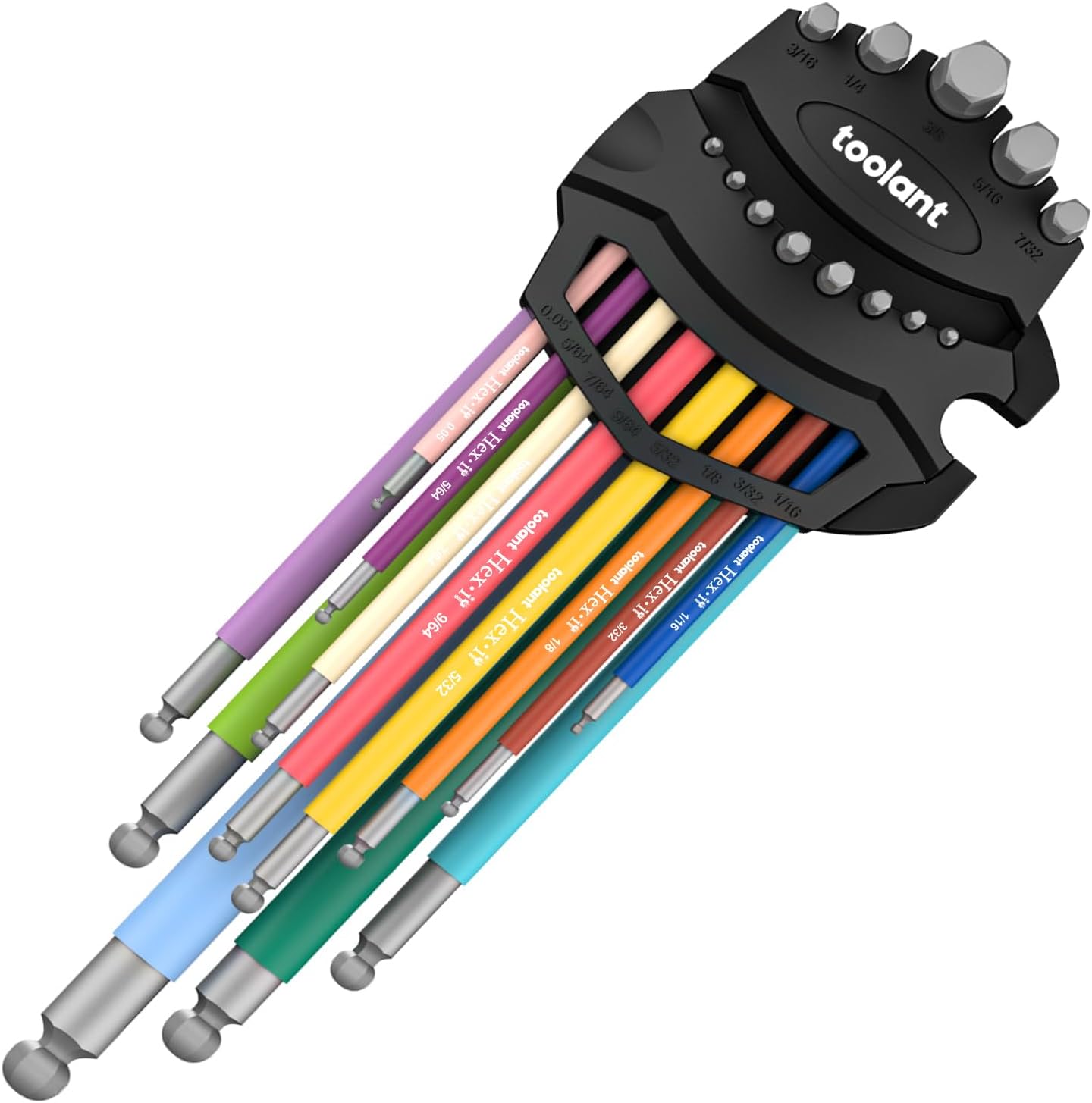 14PCS Folding Allen Wrenches Sets(Metric and SAE). Metric Allen Key Set 2mm- 6mm. SAE Hex Key Set 5/64- 1/4. Folding Hex Keys for Home Repair and Bikes(EDC)