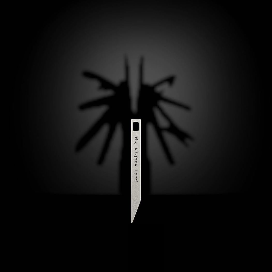 The Mighty Bar - Heavy Duty Keychain Prybar EDC Pry Bar for Every Day Carry Small Stainless Steel Key Chain Multitool Prybar for Keys - Made by Gear Spool