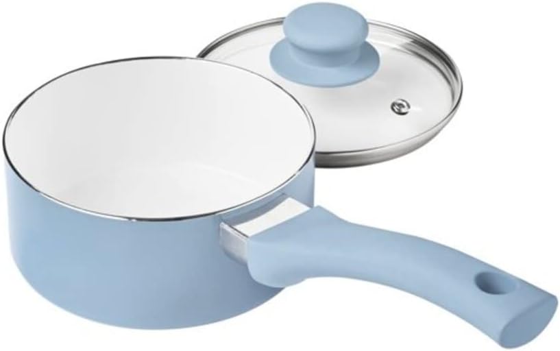 Kitchen Accessories 12pc Ceramic Cookware Set. Linen Pots and Pans Set Kitchen Cookware Set Kitchen Cookware Set