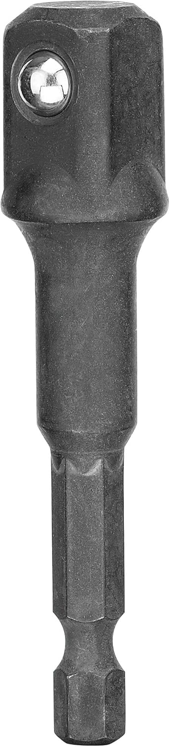 DEWALT IMPACT Socket Adapter. Hex Shank. 1/4-Inch To 1/2-Inch (DW2547IR)