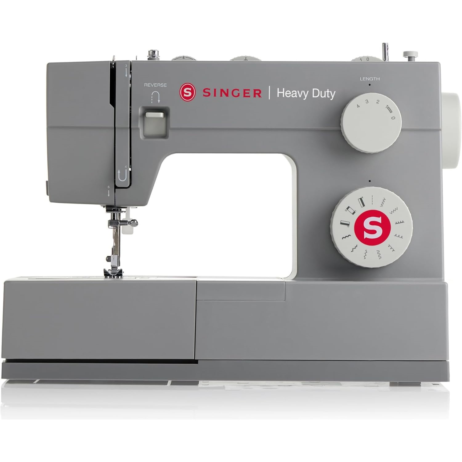 SINGER Heavy Duty 4411 High Speed Sewing Machine with Accessory Kit | Strong Motor With Enhanced Piercing Power, 69 Stitch Applications, Full Metal frame, 4-step Buttonhole & LED Light