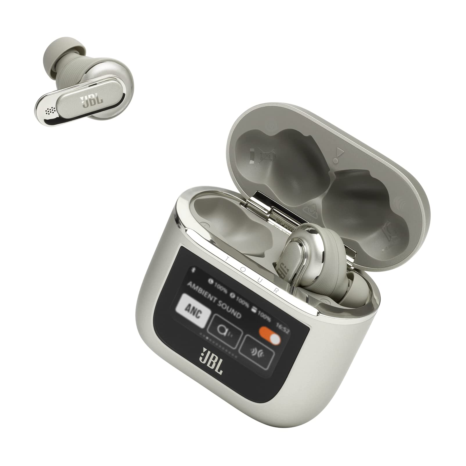 JBL Tour Pro 2 - True Wireless Noise Cancelling Earbuds, Small