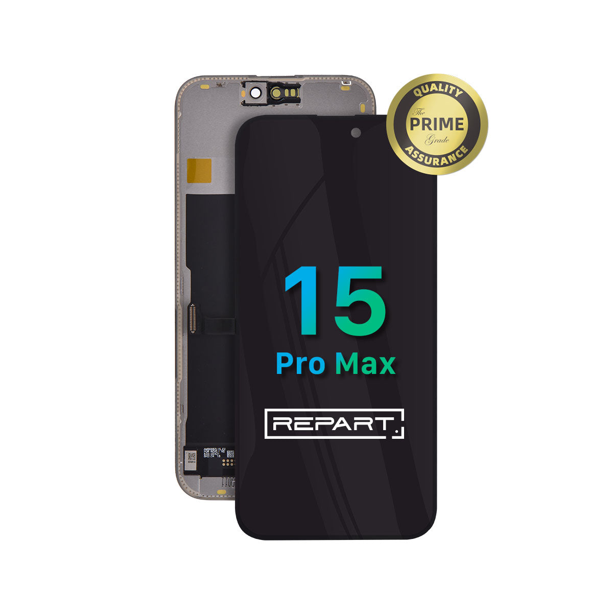 MYYIE iPhone 15 Pro Max Soft OLED Screen Assembly Replacement (Prime, 120Hz)