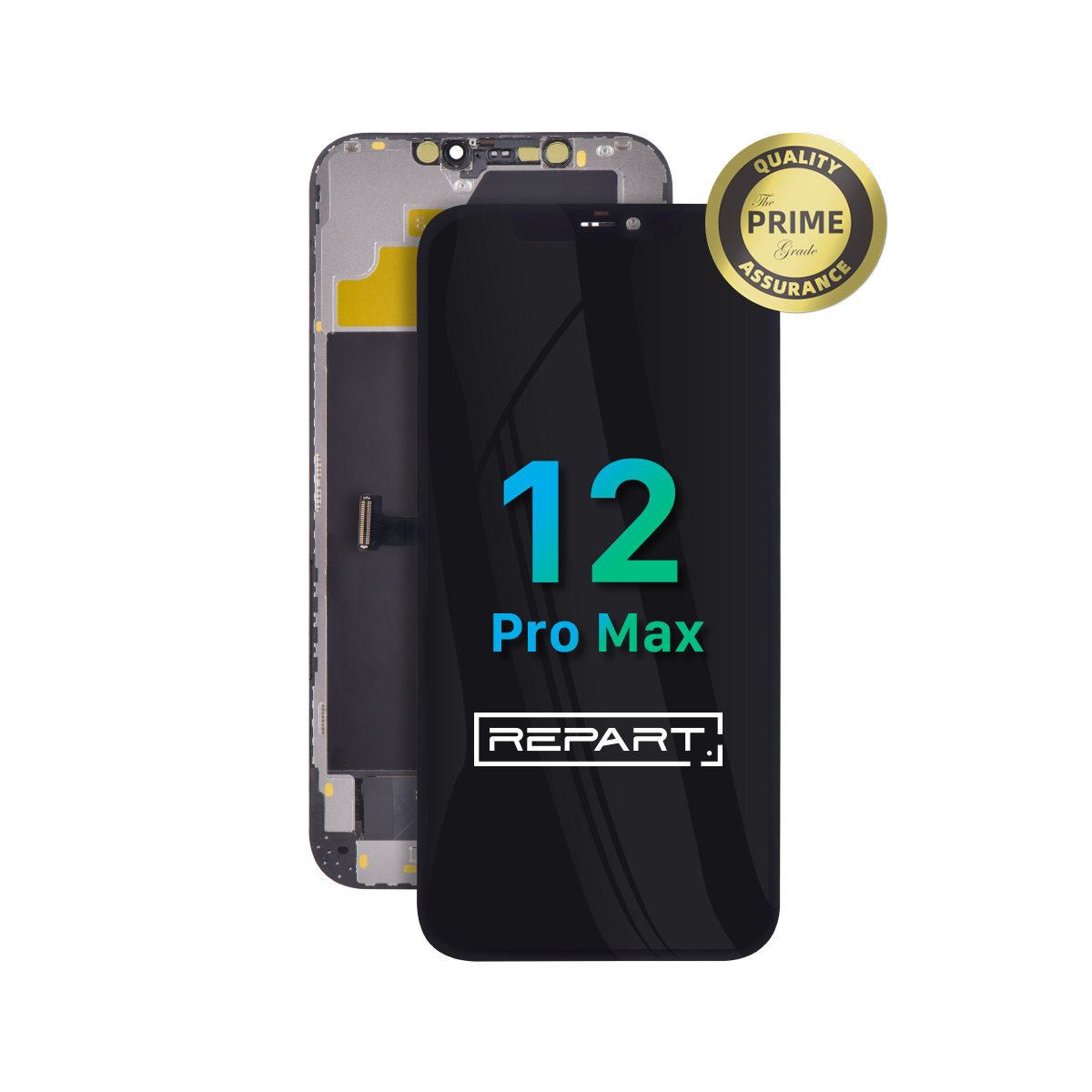 MYYIE iPhone 12 Pro Max Hard OLED Screen Assembly Replacement (Prime)