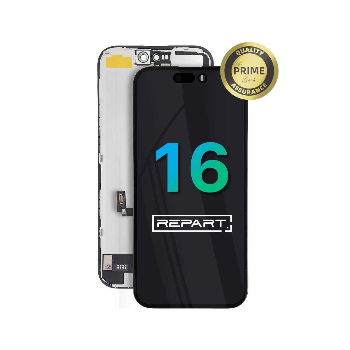 MYYIE iPhone 16 Soft OLED Screen Assembly Replacement (Prime)