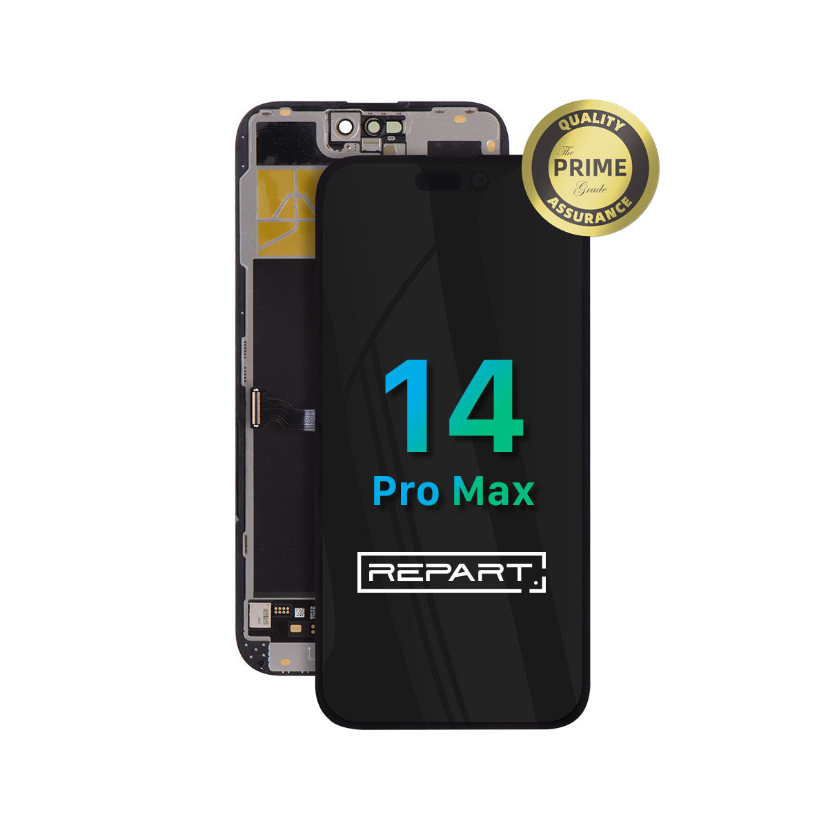 MYYIE iPhone 14 Pro Max Soft OLED Screen Assembly Replacement (Prime, 120Hz)