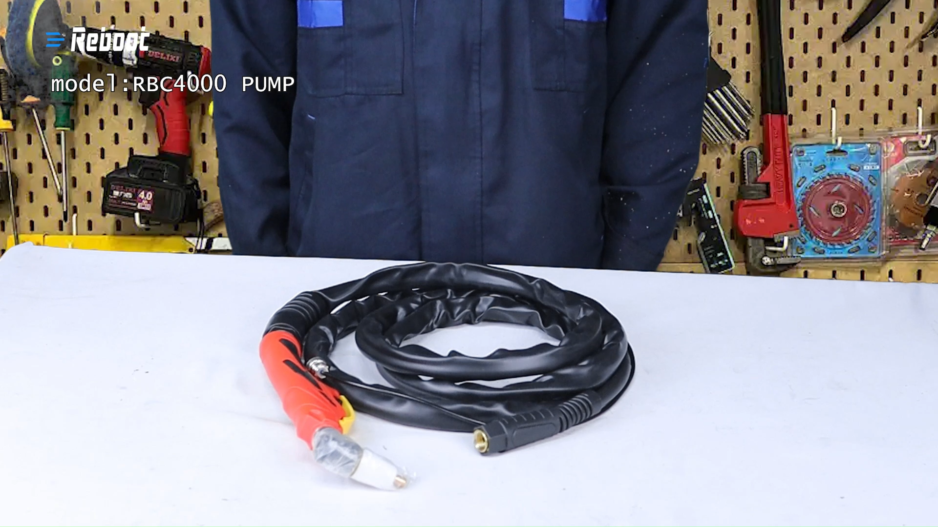 Reboot Plasma Cutter With Built In Air Compressor 40A 120V IGBT Inverter Digital Cutting Machine, 3/8 Inch Clean Cut And 3/5 Inch Max Cut High Frequency