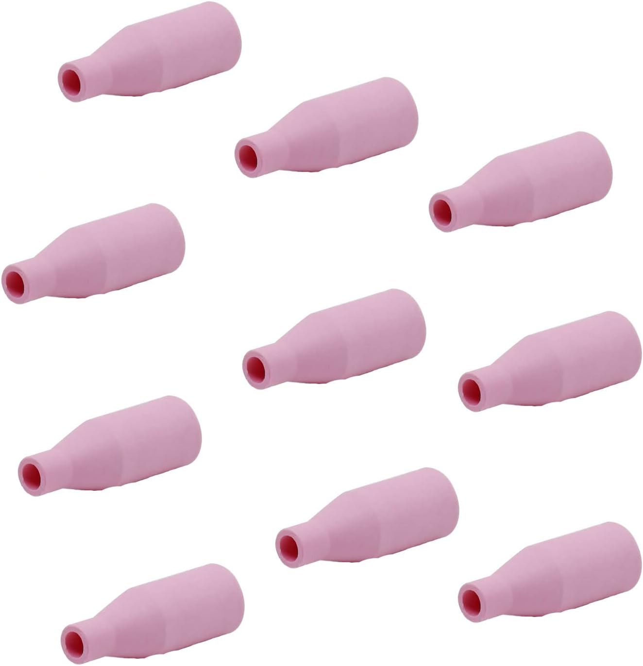 Mig Welder Ceramic Nozzle MB15 15AK 10-Pack, Gasless Consumables for MIG/MAG Torch, MIG Contact Tips, MIG Welding Machine Accessories.