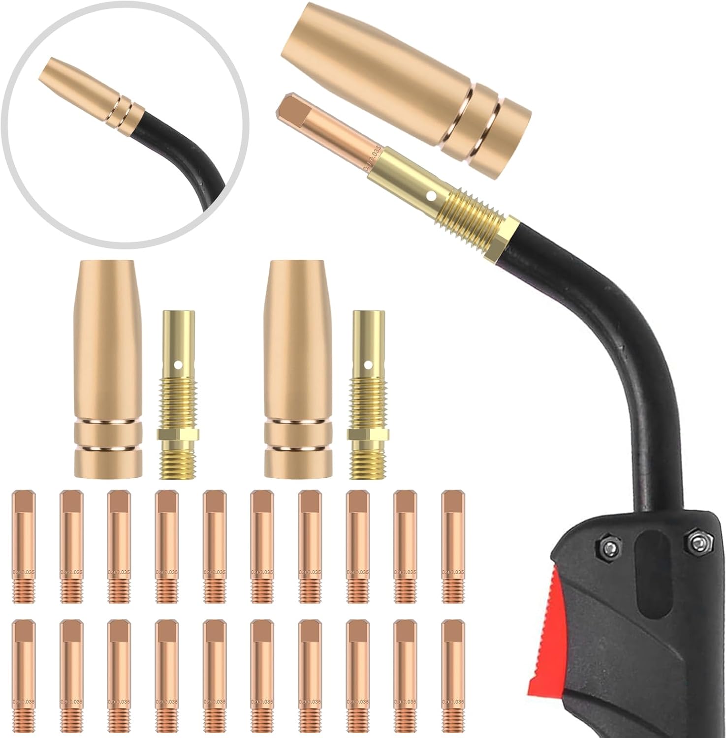 Reboot MIG Welding Gun Kit Accessory .035