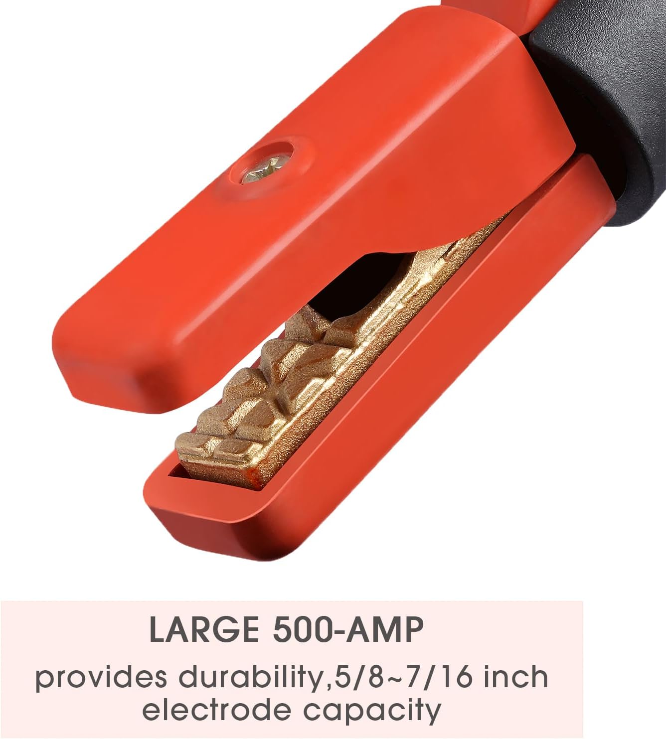 Reboot Welding Electrode Holder 500AMP Heavy Duty Jaw Holding Plier Electrode Clamp of Welding Machine ARC Welder American Design