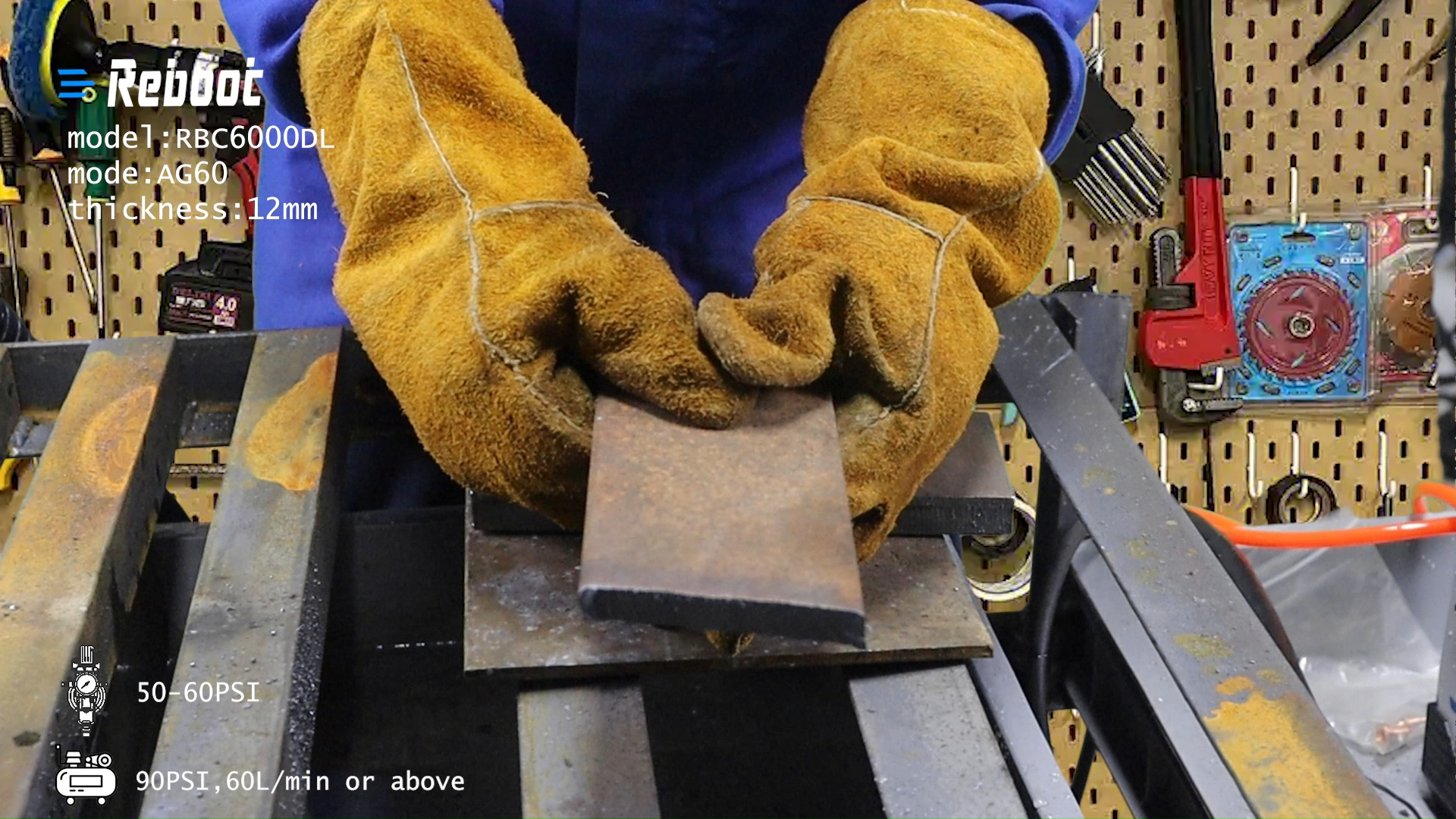 Reboot Plasma Cutter, 2025 Upgraded 60Amps Portable IGBT Inverter, 1/2 Inch Clean Cut for DIY and Small Business Projects