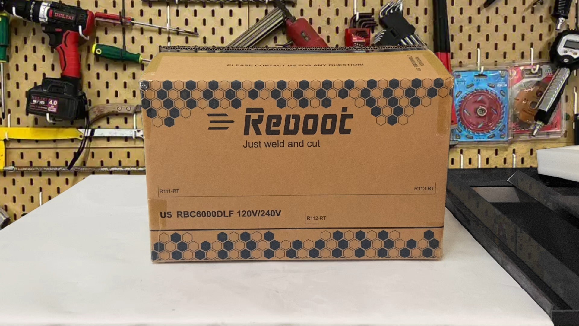 Reboot Plasma Cutter Non-High Frequency Non-Touch Pilot Arc, 120V/240V Dual Voltage, 1 Inch Max Cut 5/8 Inch Clean Cut, Mesh Cutting, 2T/4T, Large LED Display for Beginners DIY