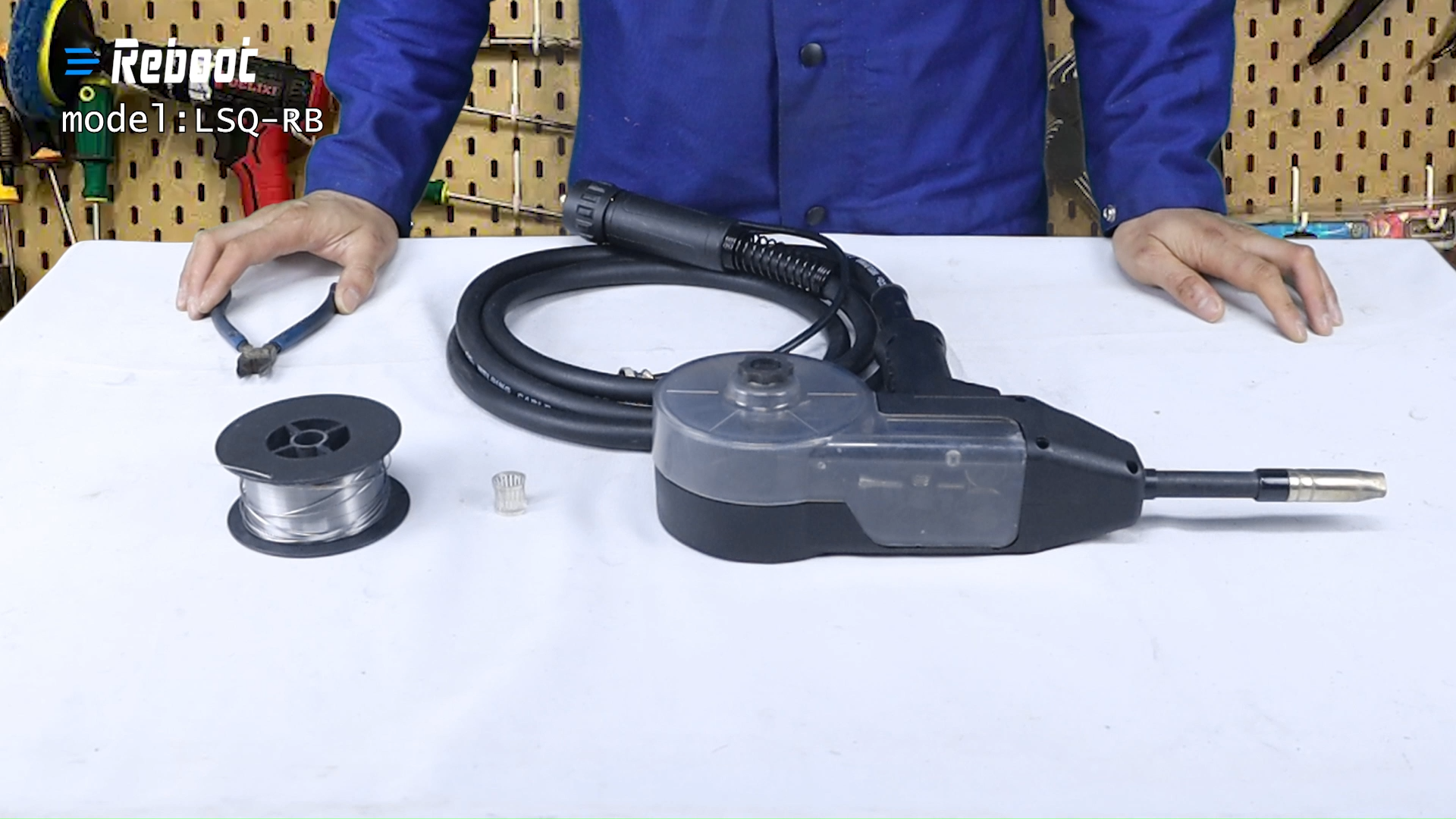 Reboot MIG Welder Spool Gun 13ft LBT150,150Amp MIG Aluminum Welding Torch Works for RBM2500 PRO only