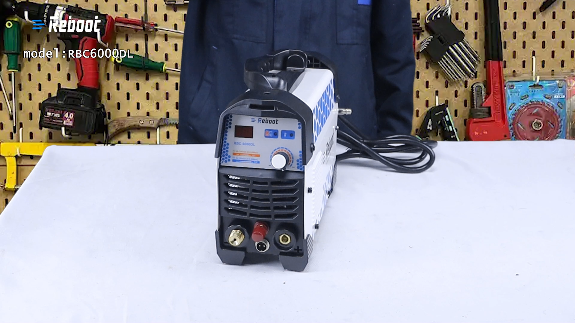 Reboot Plasma Cutter, 2025 Upgraded 60Amps Portable IGBT Inverter, 1/2 Inch Clean Cut for DIY and Small Business Projects