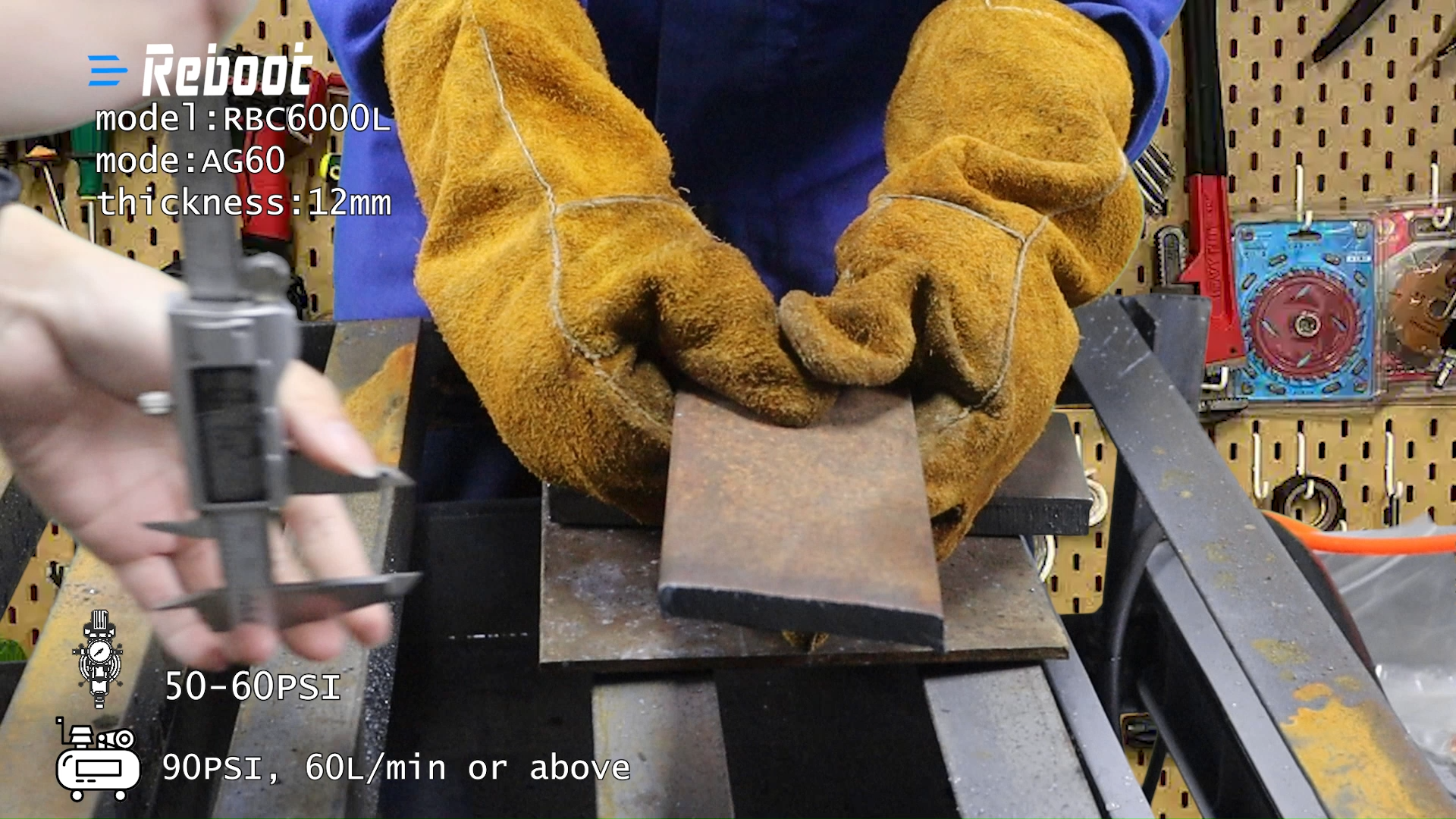 Reboot Plasma Cutter, 2025 Upgraded 60Amps Portable IGBT Inverter, 1/2 Inch Clean Cut for DIY and Small Business Projects