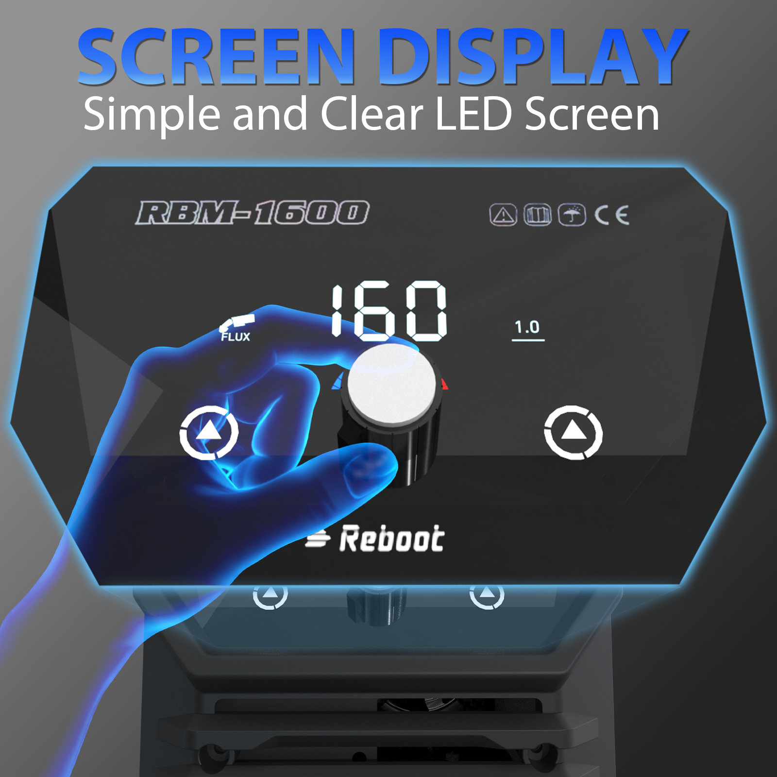 Reboot 160A MIG Welder,3-in-1 120V Welding Machine