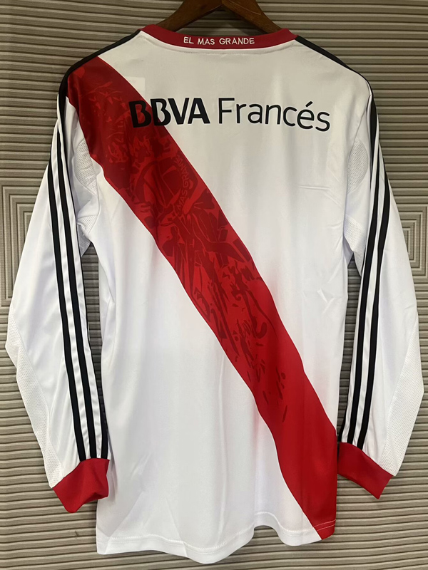 2013-2014 River Plate Home Long Sleeve Retro Soccer Jersey (长袖)