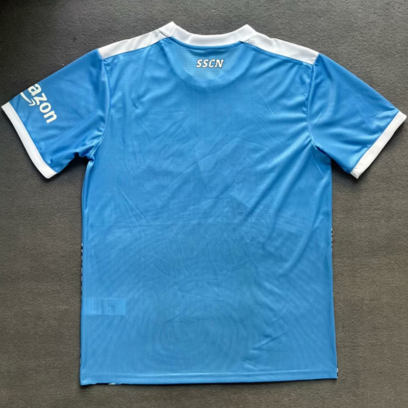 21-22 Napoli Sky blue Commemorative Edition Fans Soccer Jersey