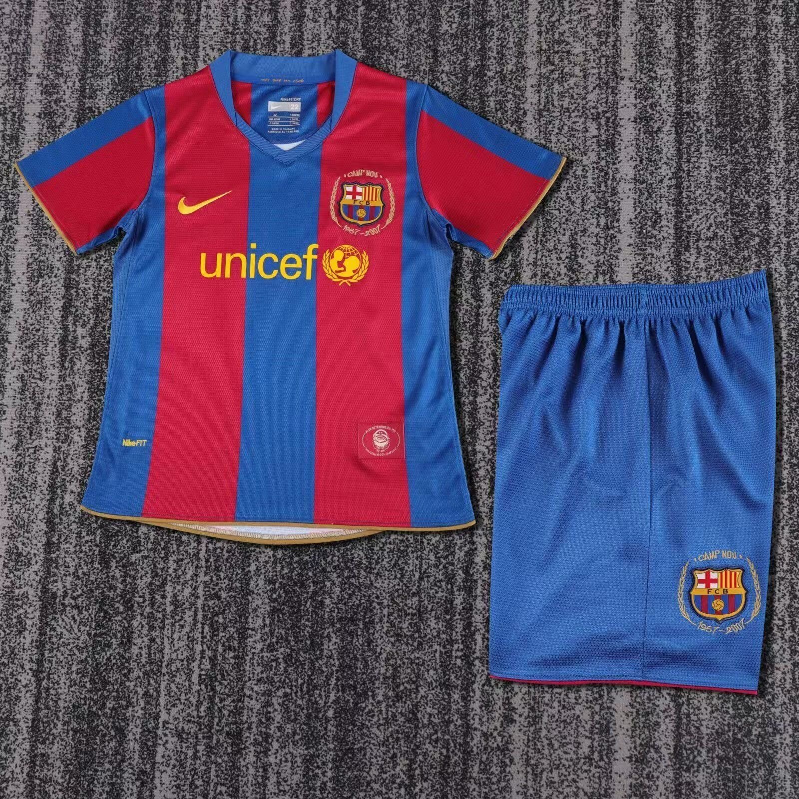 2007-2008 BAR Home Kids Retro Soccer Jersey