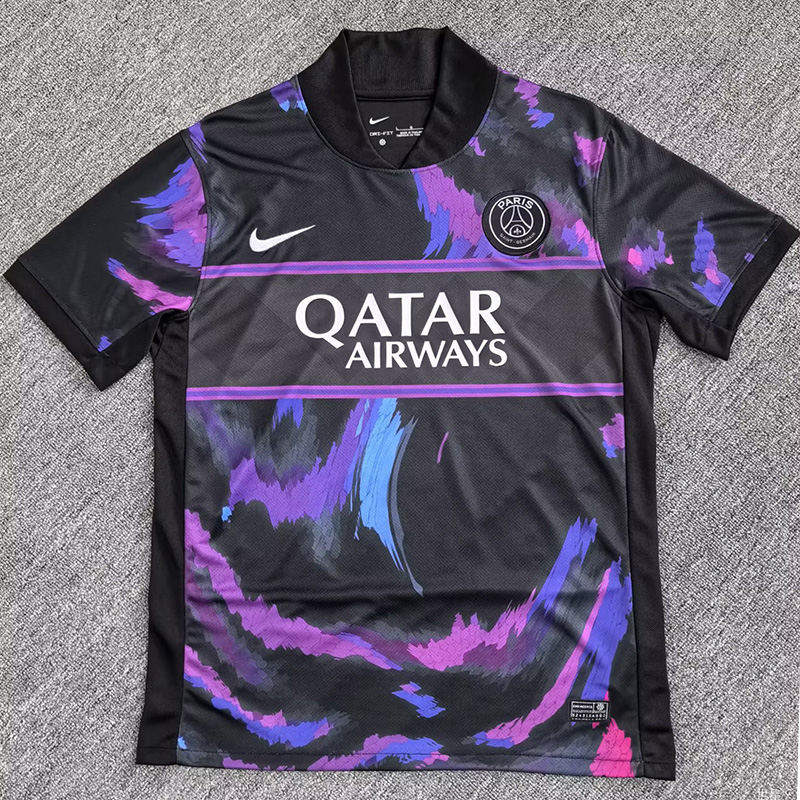 25-26 PSG Special Edition Black Purple Training shirts