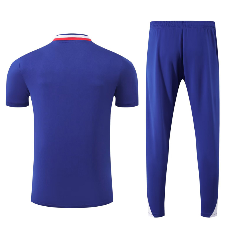 25-26 France Fancy blue Polo Tracksuit