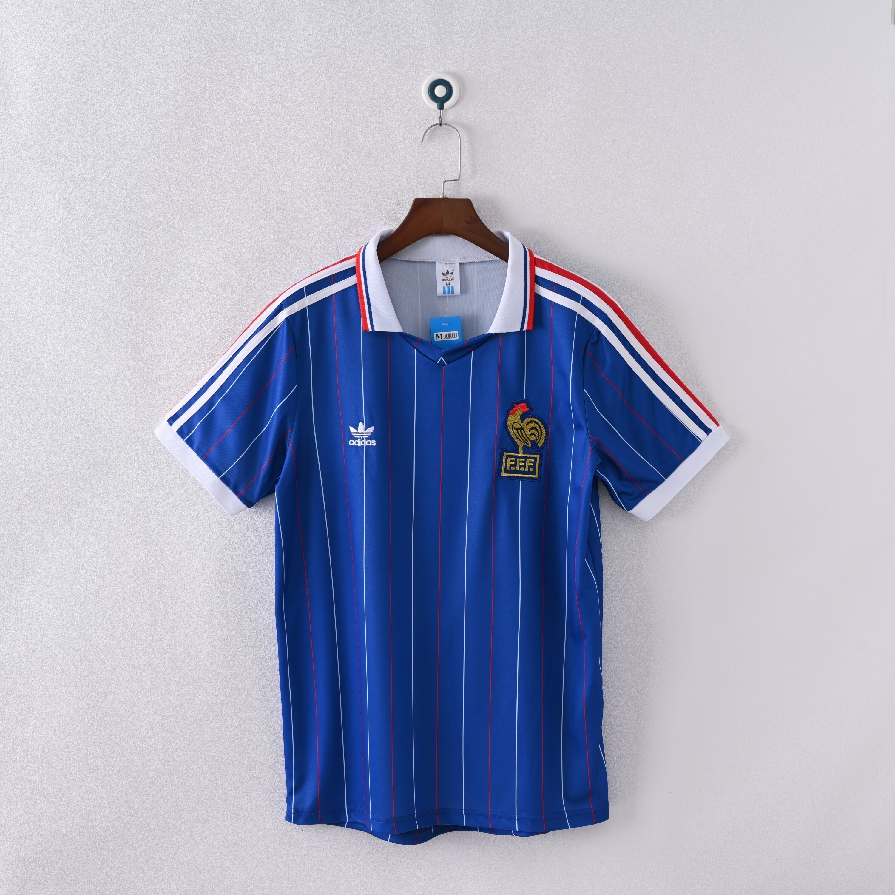 1982 France Home Retro Soccer Jersey（Retro）