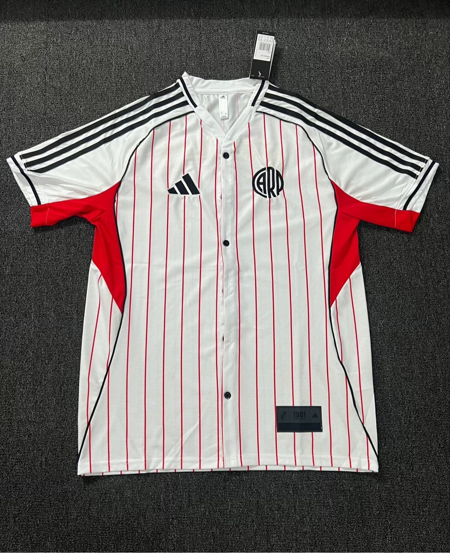 2025-26 River Plate White Casual Edition Baseball Jersey