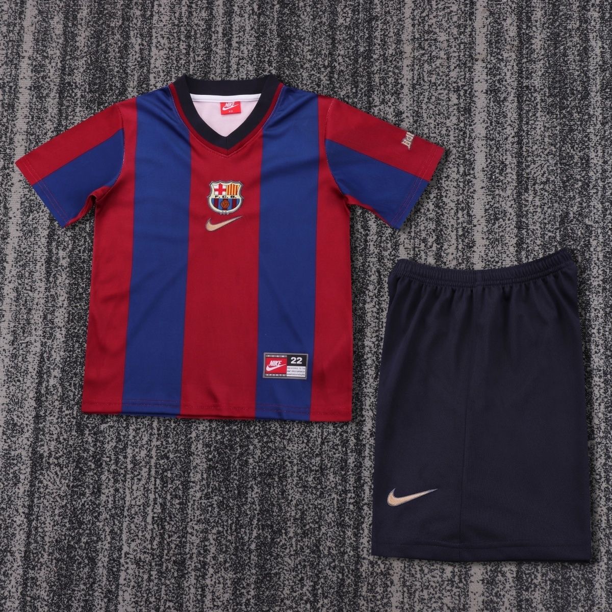 1998-1999 BAR Away Kids Retro Soccer Jersey