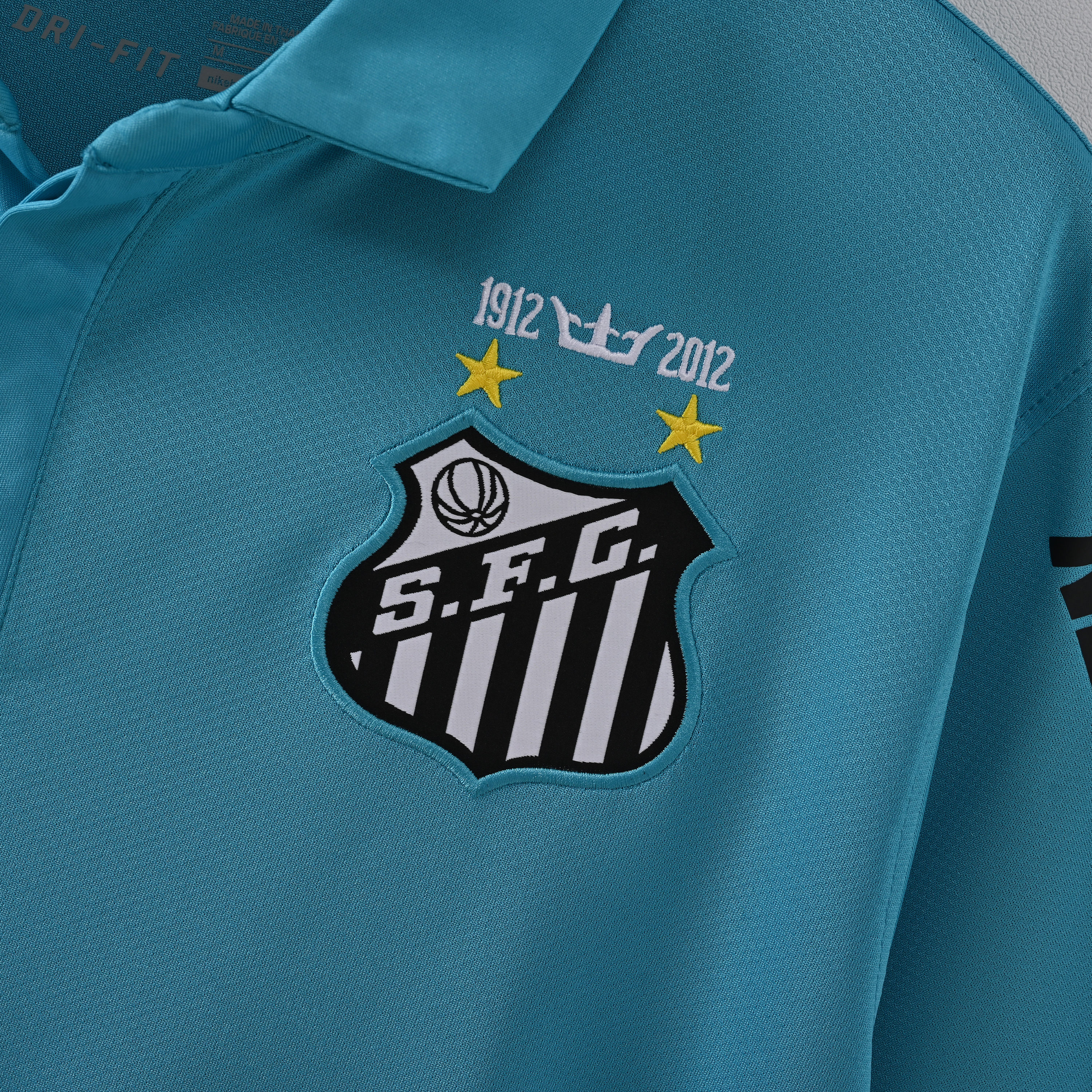 2012-2013 Santos FC Blue Retro Soccer Jersey (Retro)