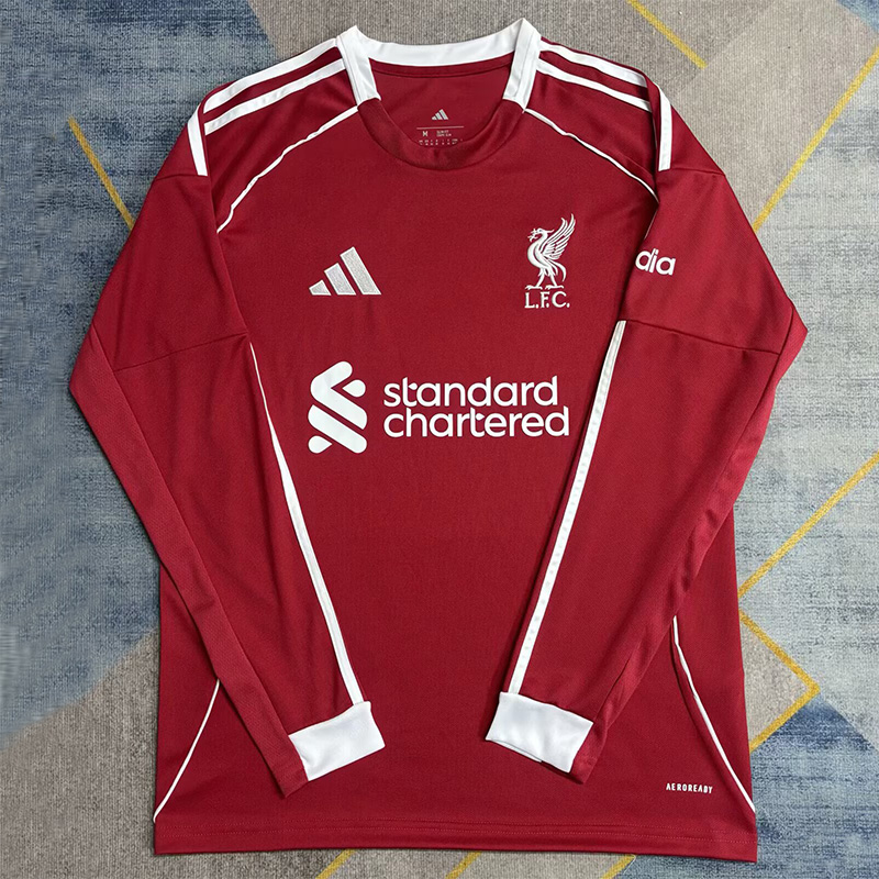 2025-26 LIV Home Long Sleeve Soccer Jersey (长袖）