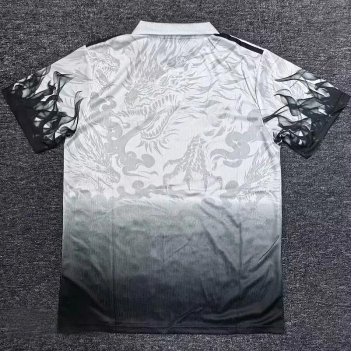 25-26 RMA Black White Polo Short Sleeve *龙