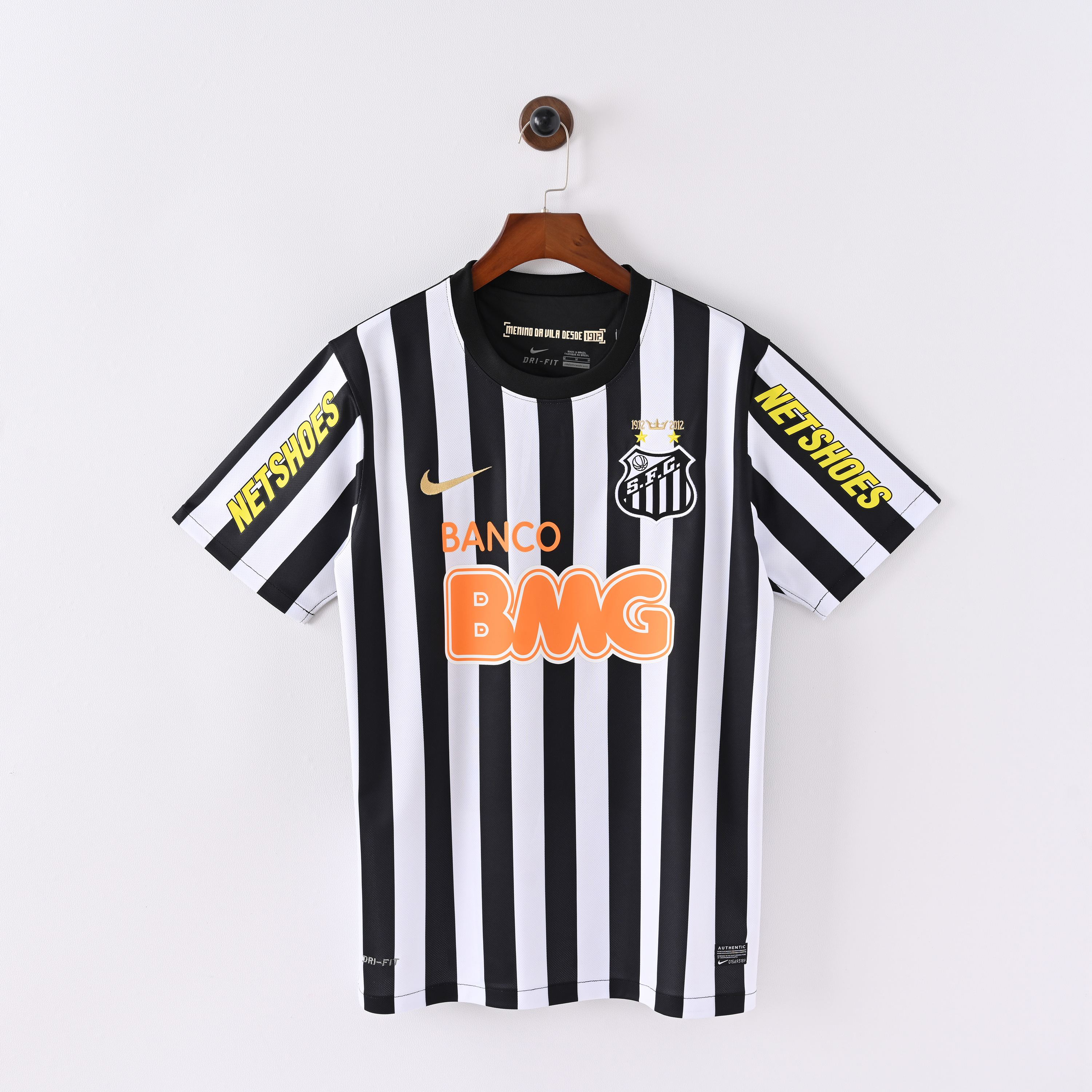 2012-2013 Santos FC Away Retro Soccer Jersey（Retro）