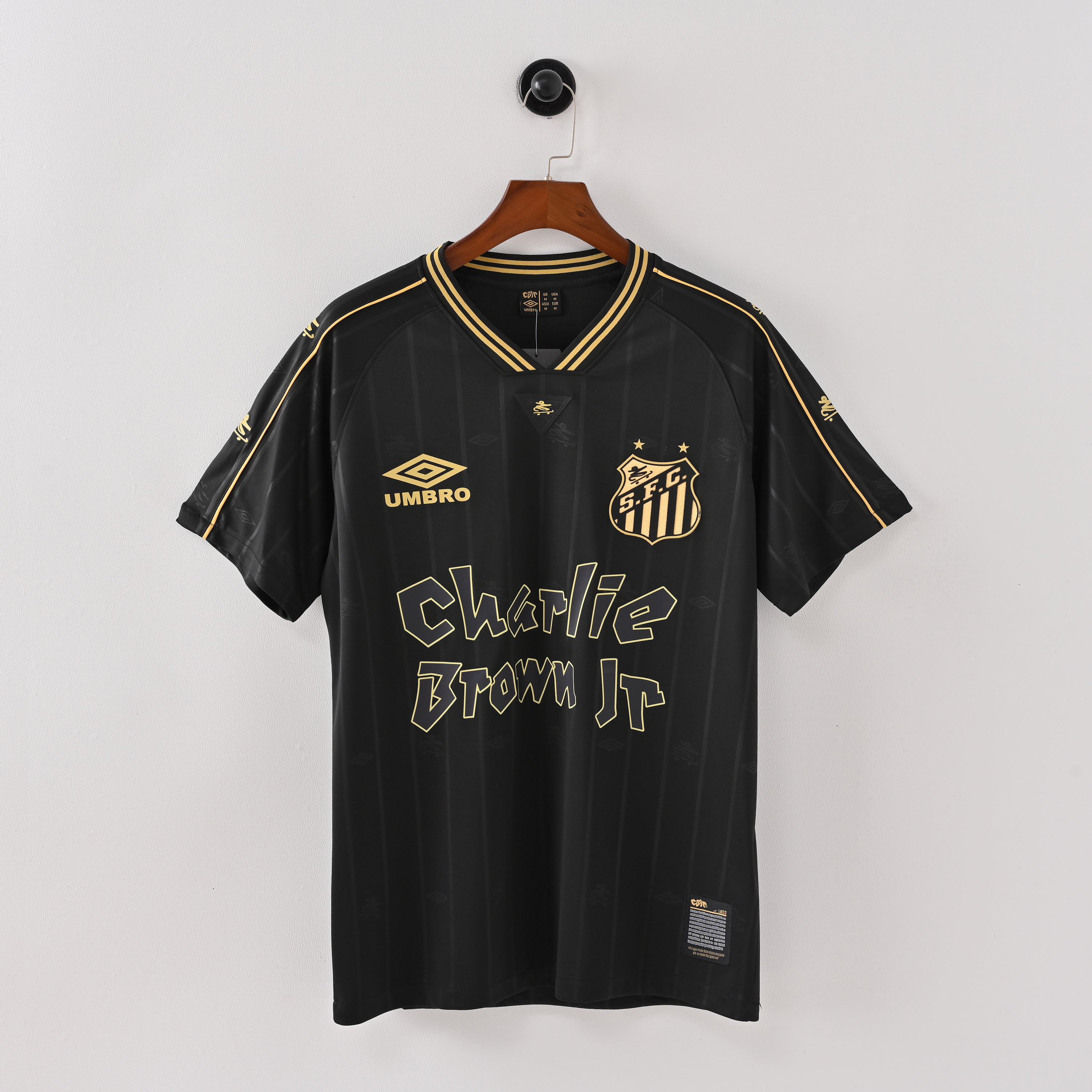 24-25 Santos FC Black Commemorative Edition Fans Soccer Jersey