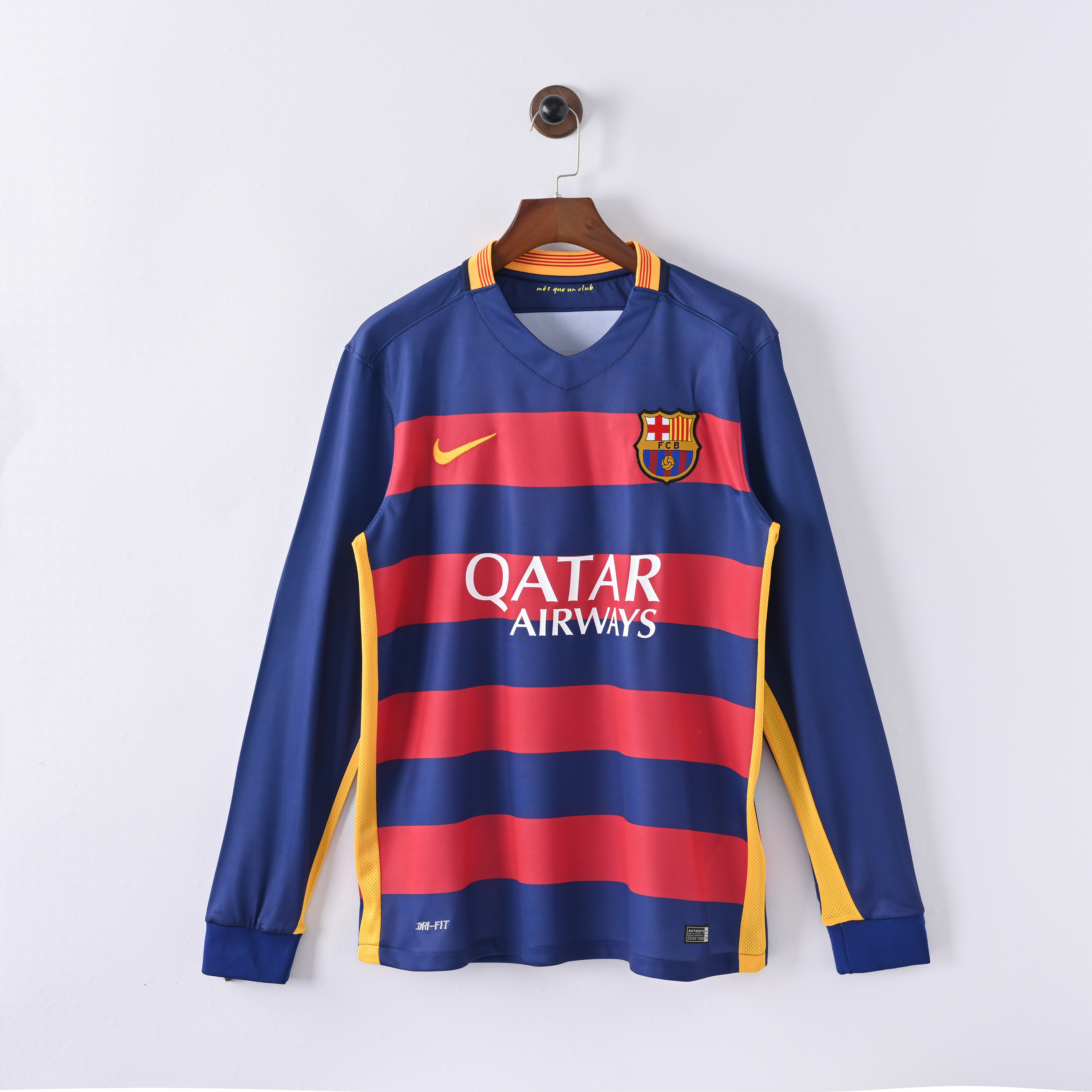 2015-2016 BAR Home Long Sleeve Retro Soccer Jersey (长袖)