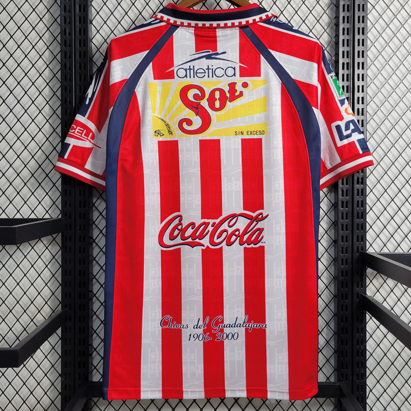 1999-2000 Chivas Home Retro Soccer Jersey