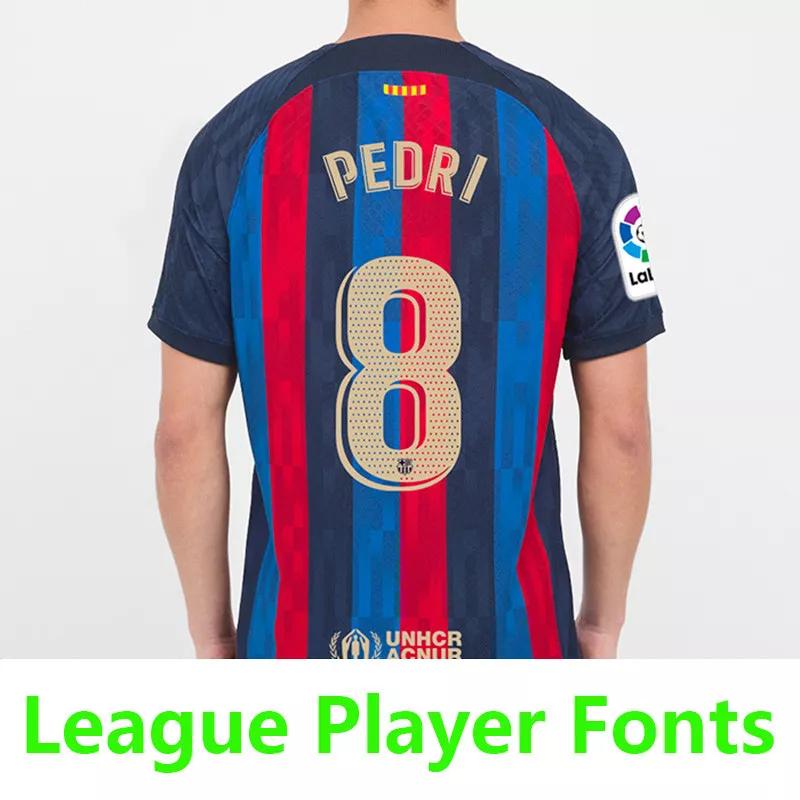 22-23 BAR Home Motomami Limited Edition Fans Soccer Jersey (胸前金色广告)