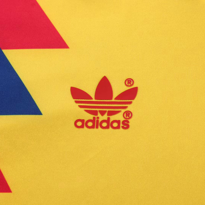1990 Colombia Home Kids Retro Soccer Jersey