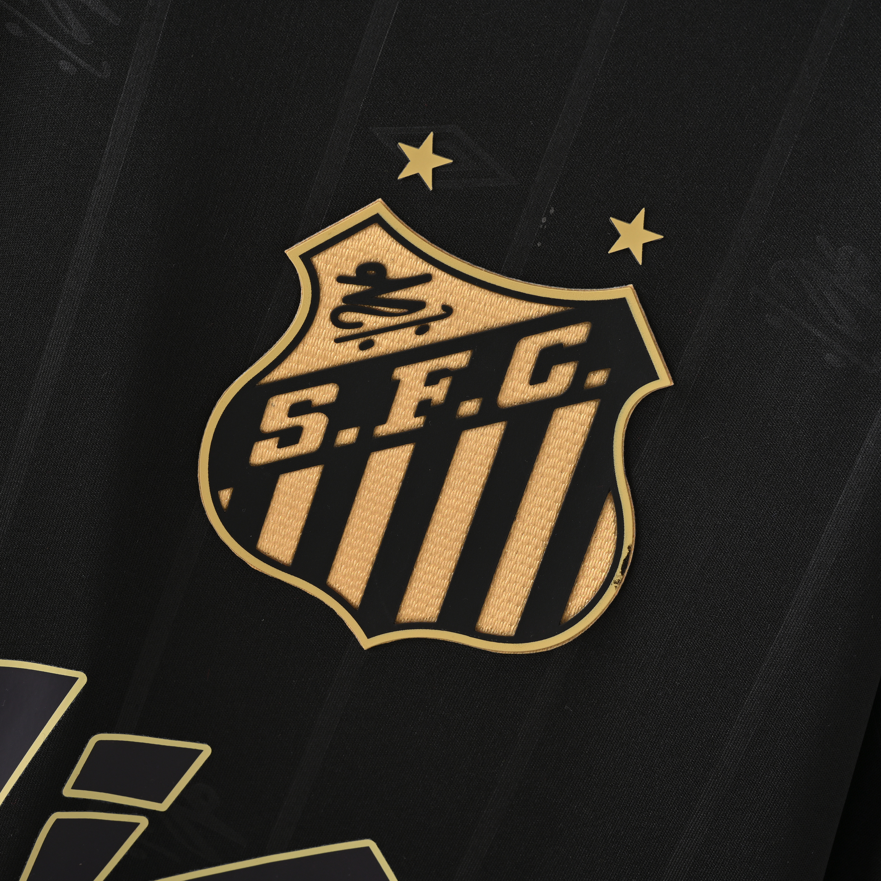 24-25 Santos FC Black Commemorative Edition Fans Soccer Jersey