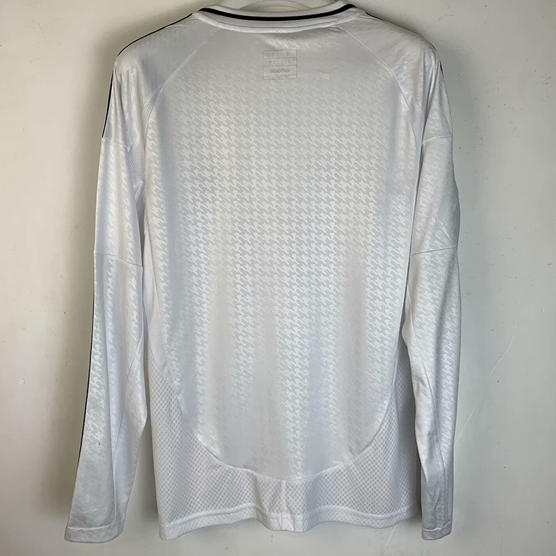 24-25 Real Madrid Home Long Sleeve Soccer Jersey (长袖)