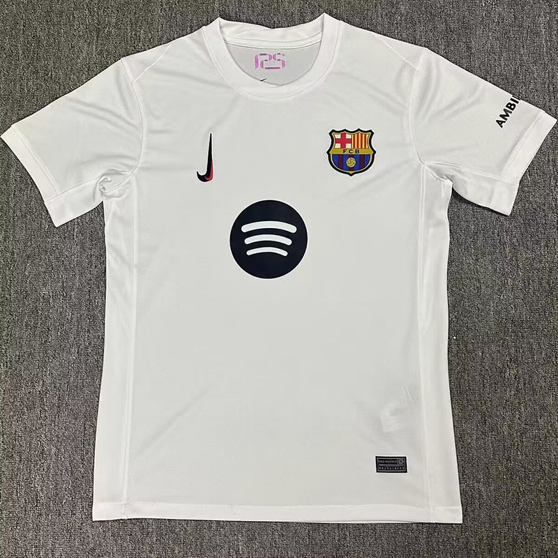 24-25 BAR White Fans Soccer Jersey