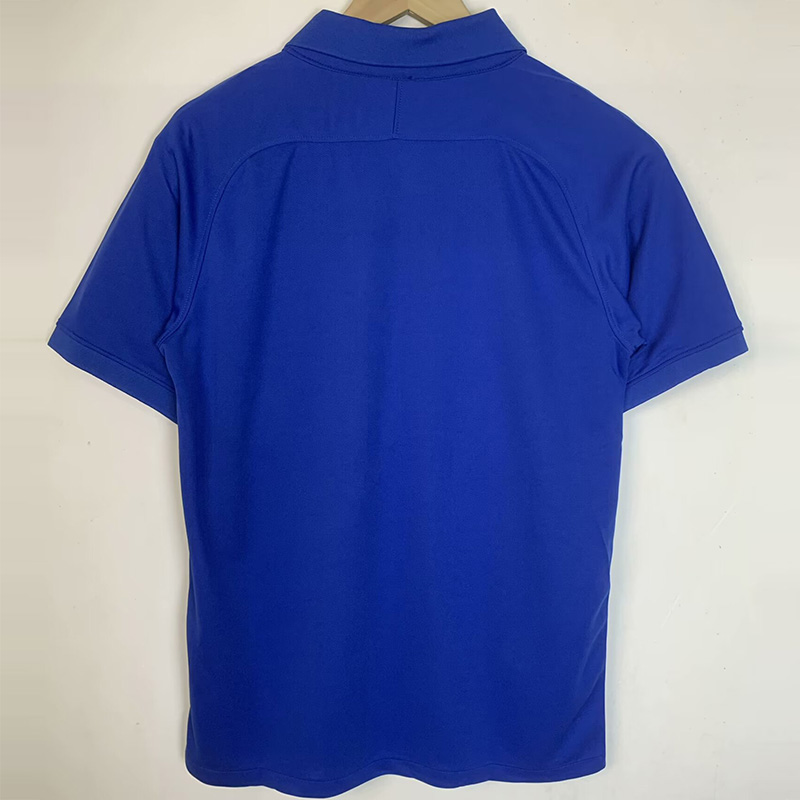 2019 France 100th Anniversary Edition Blue Retro Soccer Jersey